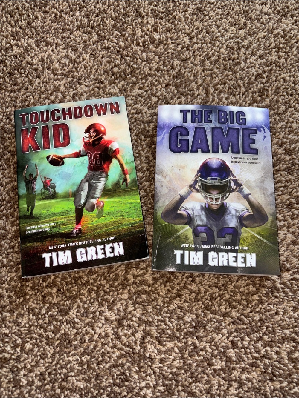 🎉4 for $20 Tim Green Football Book Set—Touchdown Kid & The Big Game